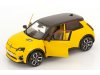 Масштабная модель Renault 5 E-Tech 2024 желтый с черным ракурс 3