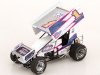 Масштабная модель Zemco Sprint Car #1 Logan Wagner 2022 белый