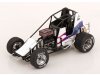 Масштабная модель Zemco Sprint Car #1 Logan Wagner 2022 белый ракурс 1