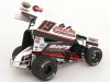 Масштабная модель Murray-Marks Motorsports Sprint Car #19 Brent Marks 2022 белый с черным ракурс 2