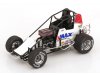 Масштабная модель Drydene Sprint Car #1 Schuchart 2022 белый с красным ракурс 3