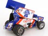 Масштабная модель Pabst Blue Ribbon Sprint Car #5 Lucas Wolfe 2022 синий с белым ракурс 2