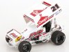 Масштабная модель Caseys General Store Sprint Car #21 Brian Brown 2022 белый с красным