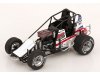Масштабная модель Weikerts Livestock / Sweeney Sprint Car #48 Danny Dietrich 2022 серебристый с белым ракурс 3