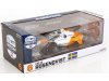 Масштабная модель McLaren Arrow #6 Indy 500 Rosenqvist 2023 желтый с белым ракурс 3
