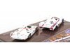 Масштабная модель Porsche 936/76 и Porsche 936/81 Победитель 24 часа Ле-Мана, Ickx/van Lennep, Icks/Bell (1976/1981) белый ракурс 2