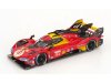 Масштабная модель Ferrari 499P 3.0l Turbo V6 Команда Ferrari AF Corse #51 3-й 24 часа Ле-Мана 2024 Alessandro Pier Guidi - James Calado - Antonio Giovinazzi, красный