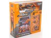 Масштабная модель McLaren MCL38 диорама гараж пит-стоп Команда McLaren #81 season 2024 Фигурка Оскара Пиастри с членами экипажа и аксессуарами, оранжевый с черным ракурс 2