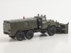 Масштабная модель ДЭ-210(131) Шнекороторный снегоочиститель хаки ракурс 5