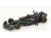 Масштабная модель Mercedes-Benz GP F1 W14 #63 Команда Mercedes-amg Petronas Formula One Season 2023 George Russell, черный