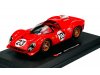 Масштабная модель Ferrari 330 P3 4.0l V12 Spider Команда Ferrari Spa Sefac #23 Победитель 24 часа Дейтоны 1967 Lorenzo Bandini - Chris Amon, красный