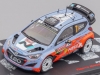 Масштабная модель Hyundai i20 #7 WRC Ралли Монте-Карло 2014, синий с красным