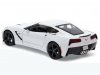 Масштабная модель Chevrolet Corvette Stingray Coupe 2014 белый ракурс 3
