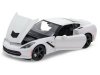 Масштабная модель Chevrolet Corvette Stingray Coupe 2014 белый ракурс 2