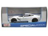 Масштабная модель Chevrolet Corvette Stingray Coupe 2014 белый ракурс 4
