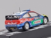 Масштабная модель Ford Focus RS #3 WRC RS09 M.Hirvonen - J.Lehtinen 2009 синий, красный, белый ракурс 2