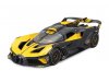Масштабная модель Bugatti Bolide 2023 желтый с черным
