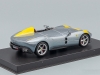 Масштабная модель Ferrari Monza SP1 (2018) серый с желтым ракурс 2