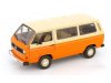 Масштабная модель Volkswagen T3a Minibus 1978 оранжевый с белым