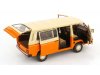 Масштабная модель Volkswagen T3a Minibus 1978 оранжевый с белым ракурс 4