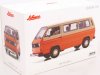 Масштабная модель Volkswagen T3a Minibus 1978 оранжевый с белым ракурс 5