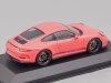 Масштабная модель Porsche 911 (991) R 2016 розовый ракурс 2