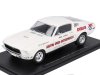 Масштабная модель Ford Mustang Cobra Jet Lightweight 1968 белый