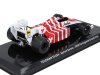 Масштабная модель Toleman TG184 #19 Ayrton Senna 1984, Grandes Formula, белый с красным ракурс 2