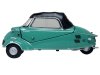 Масштабная модель Messerschmitt Kr200 Bubble Car Cabrio 1955 Turkisgrun (бирюзовый) ракурс 3