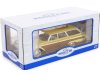 Масштабная модель Ford Country Squire 1960 желтый с отделкой деревом (вуди) ракурс 3
