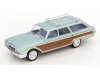 Масштабная модель Ford Country Squire 1960 бирюзовый металлик с отделкой деревом (вуди)