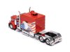 Масштабная модель Peterbilt 379 Custom 2002 Седельный Тягач красный(с флагом) ракурс 3