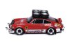 Масштабная модель Porsche 911 SC Gr.4 Техничка Porsche Almeras Rally Team Almeras/Tilber/Nogue Ралли Монте-Карло 1980 с багажником и колесами на крыше ракурс 5
