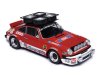 Масштабная модель Porsche 911 SC Gr.4 Техничка Porsche Almeras Rally Team Almeras/Tilber/Nogue Ралли Монте-Карло 1980 с багажником и колесами на крыше ракурс 10
