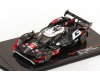 Масштабная модель Toyota GR010 3.5L V6 Twin Turbo Hybrid Команда Gazoo Racing #8 24 часа Ле-Мана 2025 Sebastian Buemi, Brendon Hartley, Ryo Hirakawa, черный с белым 1:43 IXO LMM255
