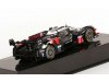 Масштабная модель Toyota GR010 3.5L V6 Twin Turbo Hybrid Команда Gazoo Racing #8 24 часа Ле-Мана 2025 Sebastian Buemi, Brendon Hartley, Ryo Hirakawa, черный с белым 1:43 IXO LMM255 ракурс 2