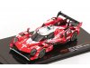 Масштабная модель Toyota GR010 3.5L V6 Команда Gazoo Racing #7 5-й 24 часа Ле-Мана 2025 Mike Conway, Kamui Kobayashi, Nyck De Vries, красный с белым