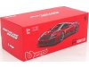 Масштабная модель Ferrari F80 2024 красный металлик, cеребристо-черные колеса ракурс 5