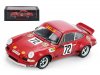 Масштабная модель Porsche 911 2.8l RSR #72 Carrera Команда Polifac Gelo Racing 24 часа Ле-Мана 1974 Jurgen Barth, Franz Pesch, красный ракурс 3