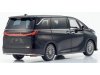 Масштабная модель Lexus LM 500h Minibus RHD 2024 (праворульный) черный металлик ракурс 2