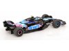 Масштабная модель Alpine F1 A524 Команда BWT Alpine #10 Гран-при Бразилии 2024 Pierre Gasly, черный, голубой, розовый ракурс 2