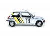 Масштабная модель Renault 5 GT Turbo MK2 #19 Ралли Монте-Карло 1989 Alain Oreille, Gilles Thimonier, белый 1:18 Solido S1810006 ракурс 6