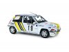 Масштабная модель Renault 5 GT Turbo MK2 #19 Ралли Монте-Карло 1989 Alain Oreille, Gilles Thimonier, белый 1:18 Solido S1810006 ракурс 7