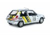 Масштабная модель Renault 5 GT Turbo MK2 #19 Ралли Монте-Карло 1989 Alain Oreille, Gilles Thimonier, белый 1:18 Solido S1810006 ракурс 5