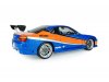 Масштабная модель Nissan Silvia (S15) Spec-S 2006 из к/ф Форсаж Токийский дрифт (Fast &amp; Furious) синий с оранжевым ракурс 5