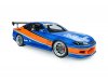 Масштабная модель Nissan Silvia (S15) Spec-S 2006 из к/ф Форсаж Токийский дрифт (Fast &amp; Furious) синий с оранжевым ракурс 7