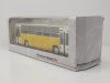 Масштабная модель автобус Ikarus 260.51 1975 белый с жёлтым ракурс 3