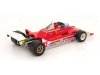 Масштабная модель Ferrari F1 312 T4 #12 Победитель Гран-при Южной Африки Кьялами (с пилотом) 1979 Gilles Villeneuve, красный ракурс 2
