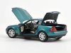 Масштабная модель Mercedes-Benz SLK (R170) Convertible 1996 Vivianit Green(зеленый) кабриолет ракурс 3