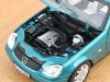 Масштабная модель Mercedes-Benz SLK (R170) Convertible 1996 Vivianit Green(зеленый) кабриолет ракурс 5